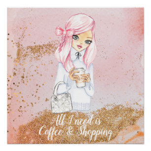 cosy winter Blogger Girl-Planner Poster