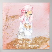 cosy winter Blogger Girl-Planner Poster (Vorne)