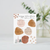 Cosy Winter Diffuser Blend Postkarte (Stehend Vorderseite)