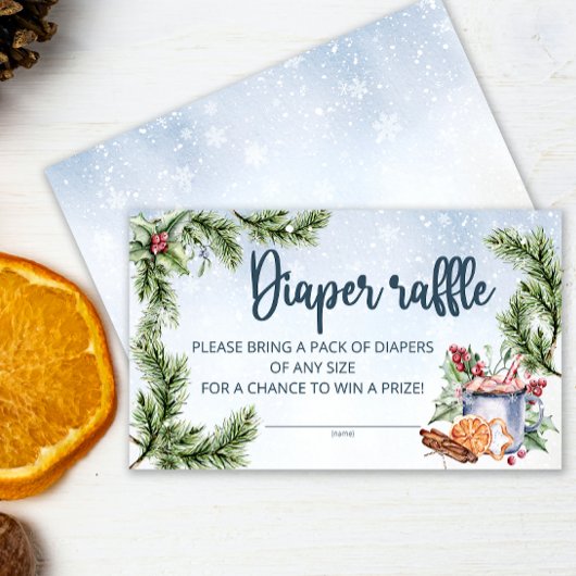 Cosy Winter Hot Cocoa Schneedecke Verlosung Begleitkarte