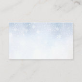 Cosy Winter Hot Cocoa Schneedecke Verlosung Begleitkarte (Rückseite)