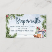 Cosy Winter Hot Cocoa Schneedecke Verlosung Begleitkarte (Vorderseite)