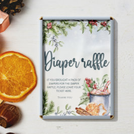 Cosy Winter Hot Cocoa Schneetaucher-Gewinnspiel Po Poster