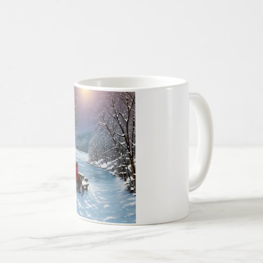 "Cosy Winter Reflections" Kaffeetasse (VorderseiteRechts)