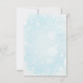 Cosy Winter Rowan Beerenbouquet QR Code Wedding RSVP Karte (Rückseite)