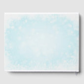 Cosy Winter Rowan Beerenbouquet Wedding Gästebuch (Rückseite)