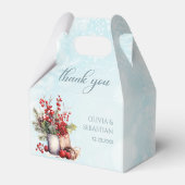 Cosy Winter Rowan Beerenbouquet Wedding Geschenkschachtel (Rückseite)