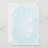 Cosy Winter Rowan Beerenbouquet Wedding Save The Date (Rückseite)