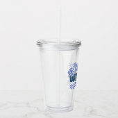 Cosy Winter Vibes - Snowflake Typografie Acryltrinkbecher (Rechts)