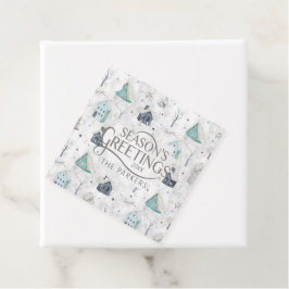 Cosy Zuhause Christmas Aquamarin ID985 Geschenkanhänger