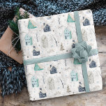 Cosy Zuhause Christmas Aquamarin ID985 Geschenkpapier<br><div class="desc">Ein nahtloses Aquarellmuster mit gemütlichen kleinen Häusern, eingebettet in die Schneefälle zwischen nackten Baumzweigen und Blätter, ist das perfekte Design für ein Zuhause Weihnachtsfest. Diese Version ist in zwei bohfarbenen Farbpaletten erhältlich und bietet aquamarine, stahlblaue und weiche Beige. Suchen Sie ID985 um alle Produkte zu sehen, die mit diesem bezaubernden...</div>
