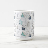 Cosy Zuhause Christmas Aquamarin ID985 Kaffeetasse (Mittel)
