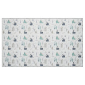 Cosy Zuhause Christmas Aquamarin ID985 Stoff (Fat Quarter (45,7 x 55,9 cm))