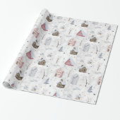 Cosy Zuhause Christmas Pink ID985 Geschenkpapier (Ungerollt)