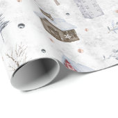 Cosy Zuhause Christmas Pink ID985 Geschenkpapier (Rolleneckpunkt)