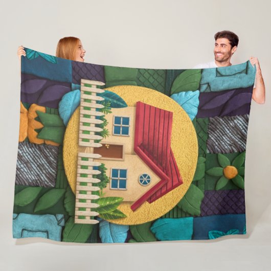 Cosy Zuhause Haven Fleecedecke (Beispiel)