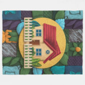 Cosy Zuhause Haven Fleecedecke (Vorderseite (Horizontal))