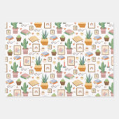 Cosy Zuhause Wrapping Paper Set 3 Geschenkpapier Set (Vorderseite)