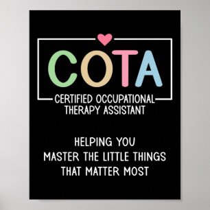 Cota Appreciation Certified Occupational Therapy I Poster
