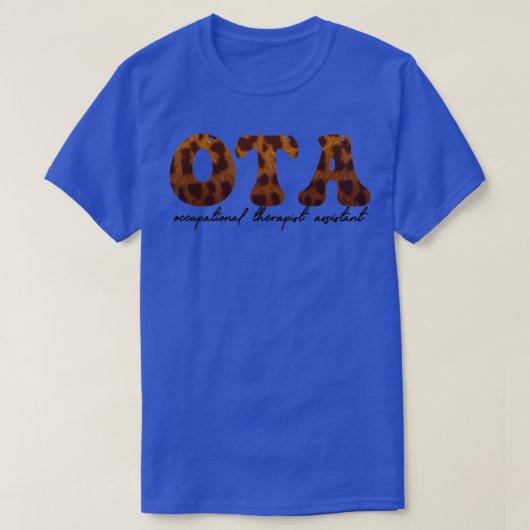 COTA Certified Occupational Therapy Assistant T-Shirt (Design vorne)