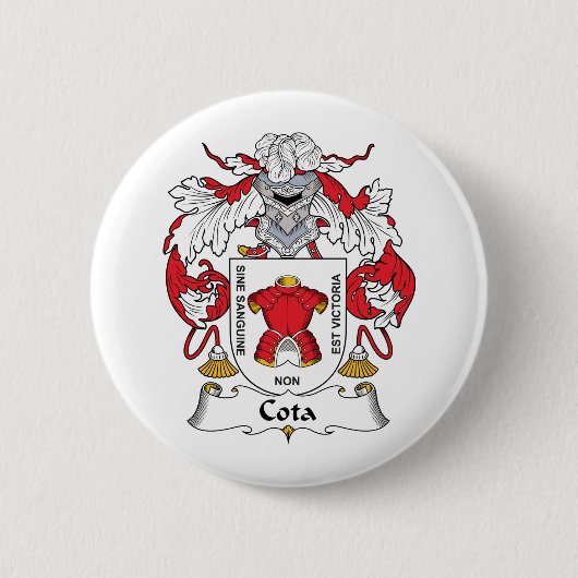 Cota Familienwappen Button (Vorderseite)