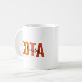 COTA-Geschenk des zertifizierten Mitarbeiters Kaffeetasse (Vorderseite Links)