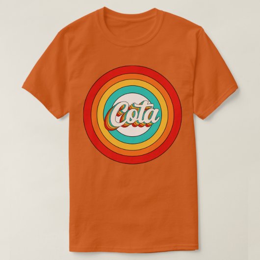 Cota Name Shirt Vintag Cota Circle (Design vorne)