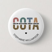 COTA-zertifizierter Assistent für Arbeitstherapie Button (Vorderseite)