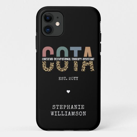 COTA-zertifizierter Assistent für Arbeitstherapie Case-Mate iPhone Hülle (Rückseite)