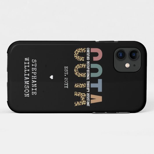 COTA-zertifizierter Assistent für Arbeitstherapie Case-Mate iPhone Hülle (Rückseite (Horizontal))