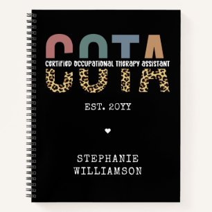 COTA-zertifizierter Assistent für Arbeitstherapie Notizblock
