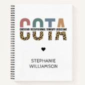 COTA-zertifizierter Assistent für Arbeitstherapie Notizblock (Vorderseite)