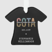 COTA-zertifizierter Assistent für Arbeitstherapie Ornament (Vorderseite)