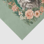 Cotagecore Wolf Decoupage Seidenpapier (Ausschnitt)