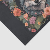 Cotagecore Wolf Decoupage Seidenpapier (Ausschnitt)