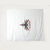 Cotattcore Aesthetic Dragonfly Mushroom Witchy Fl Wandteppich (Vorderseite (Horizontal))
