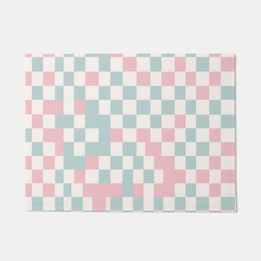 Cotattcore Buffalo Kariert Pastel Spring Modern Fußmatte (Vorderseite)