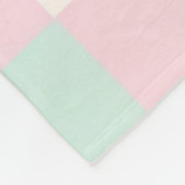 Cotattcore Buffalo Kariert Pastell Spring Gemütlic Fleecedecke (Ecke)
