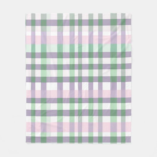 Cotattcore Buffalo Kariert Pastell Spring Gemütlic Fleecedecke (Vorderseite)