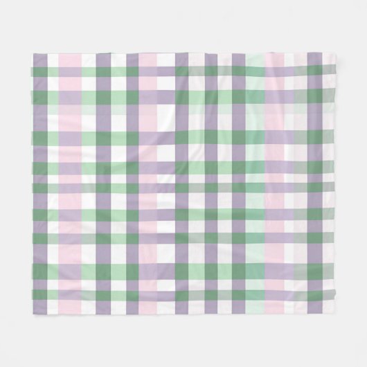Cotattcore Buffalo Kariert Pastell Spring Gemütlic Fleecedecke (Vorderseite (Horizontal))