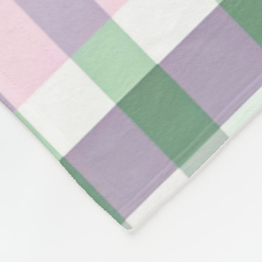 Cotattcore Buffalo Kariert Pastell Spring Gemütlic Fleecedecke (Ecke)