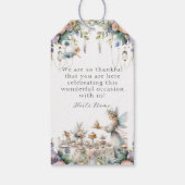 Cotattcore Fairy Floral Tea Baby Girl Dusche Geschenkanhänger (Rückseite)