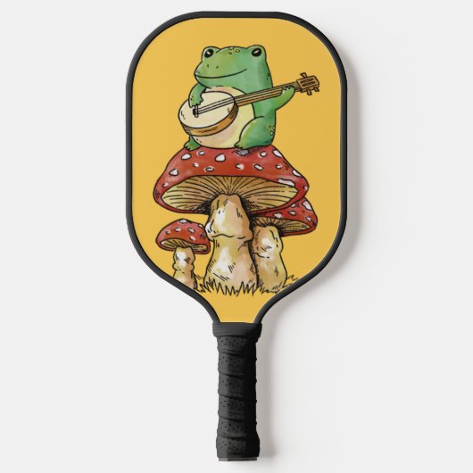 Cotattcore Frosch Mushroom Banjo Pickleball Schläger (Vorderseite)