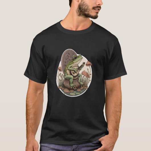 Cotattcore Frosch spielt sein Banjo T-Shirt (Vorderseite)