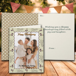 Cotattcore Rustic Vibes Erntedank personalisieren Karte