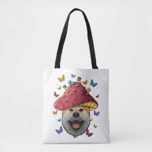 Cotattcore Shiba Inu ästhetische Pilze Niedlich Tasche