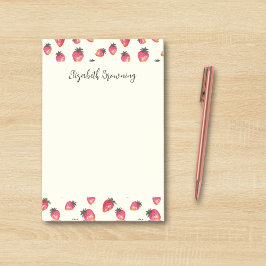 Cotattcore Strawberry HandGezeichnet Vintager Boho Post-it Klebezettel