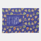 Cotattcore Tee Party Royal Blue Queen Victoria Geschirrtuch (Horizontal)