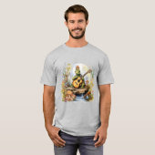 Cotattcore Turtle Playing Guitar T-Shirt (Vorne ganz)