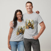 Cotattcore Turtle Playing Guitar T-Shirt (Unisex)